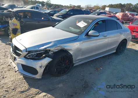 2015 Mercedes-Benz C 300 Sport 4Matic from USA, damaged, VIN 55SWF4KBXFU031683
